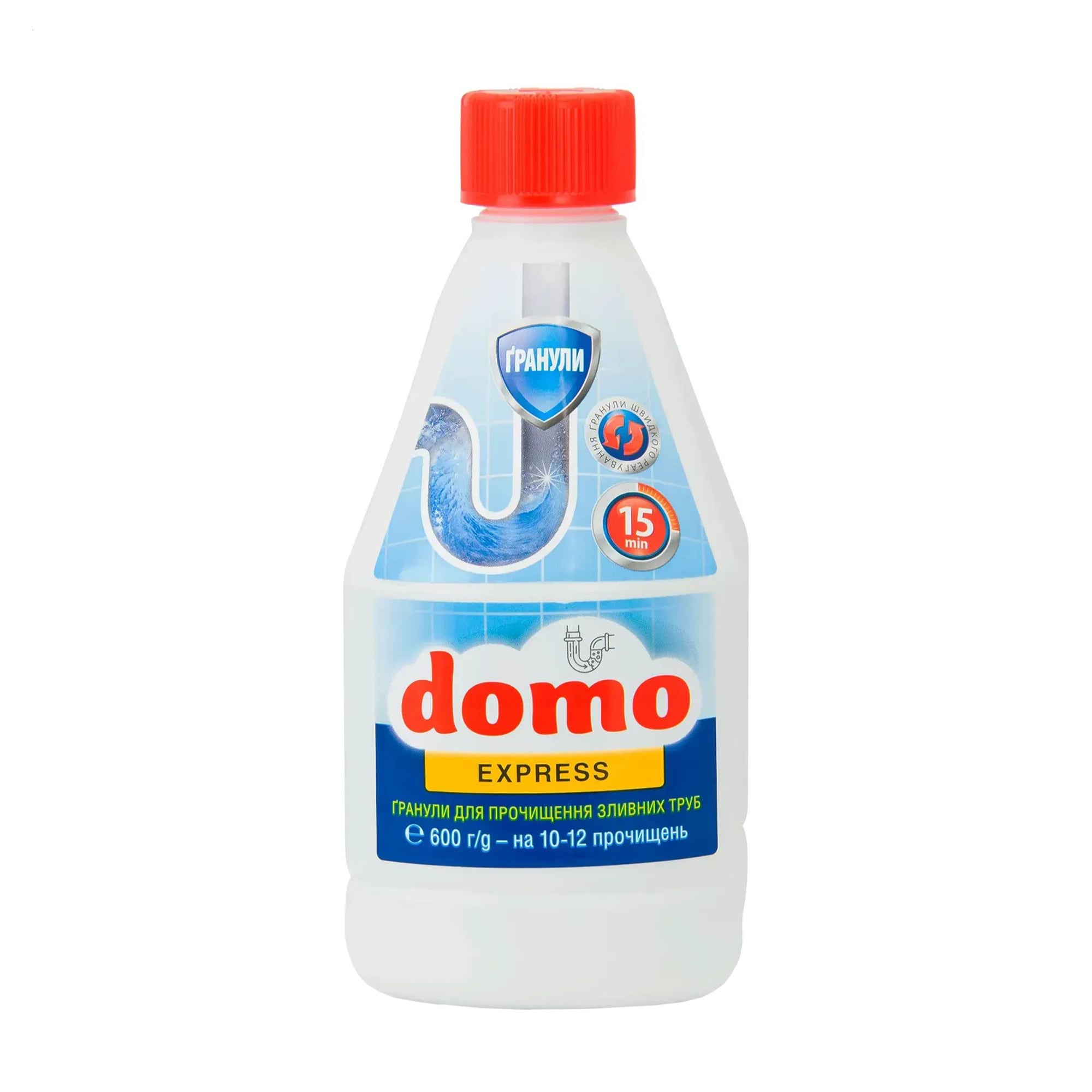Гранули для прочищення зливних труб domo Express, 600 г
